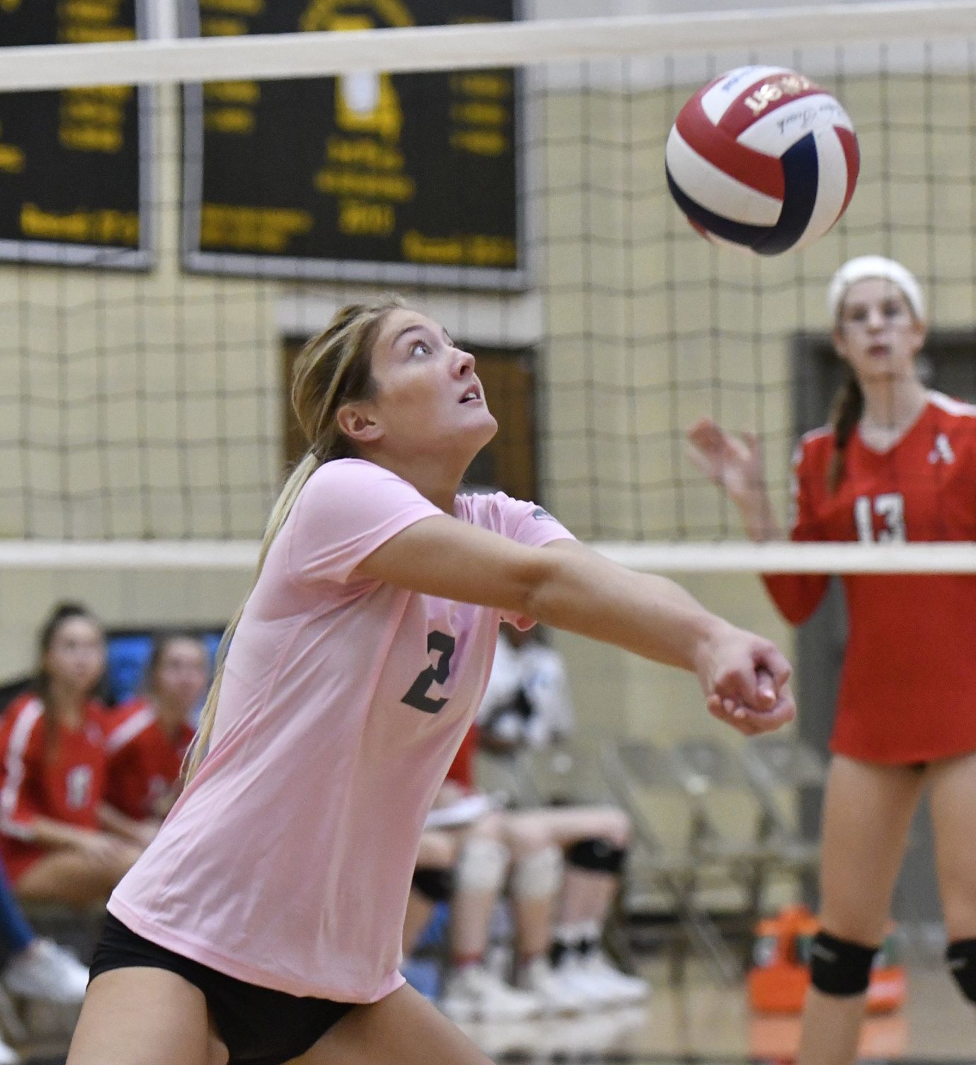 Oakville versus Visitation at Gateway Match Up Volleyball Tournament